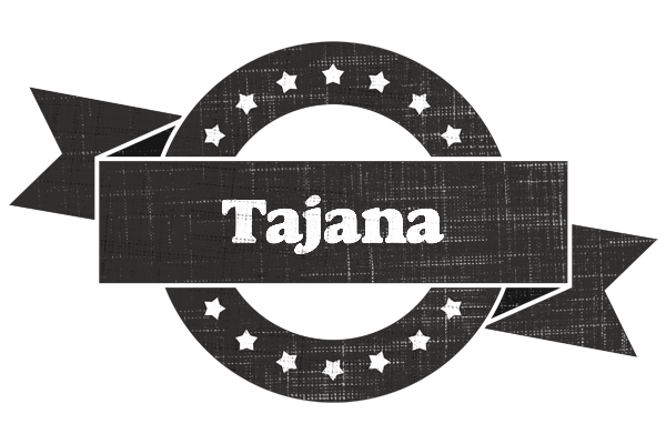 Tajana grunge logo