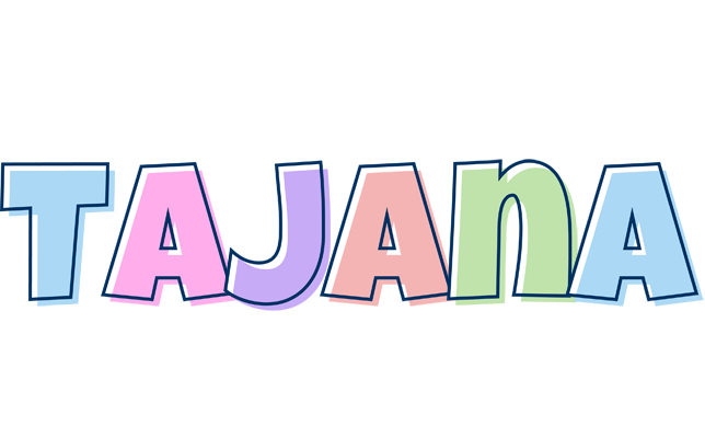 Tajana pastel logo