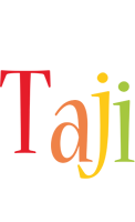 Taji birthday logo