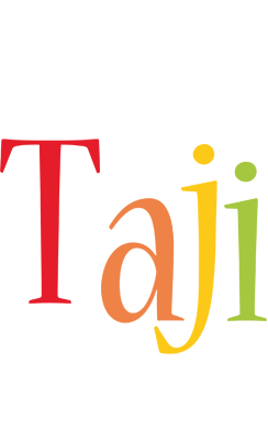 Taji birthday logo