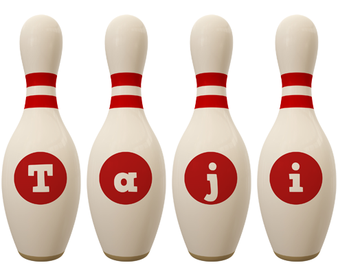 Taji bowling-pin logo