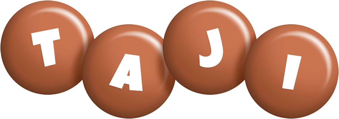 Taji candy-brown logo