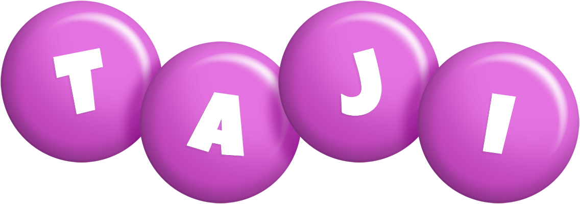 Taji candy-purple logo