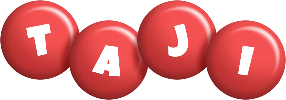 Taji candy-red logo