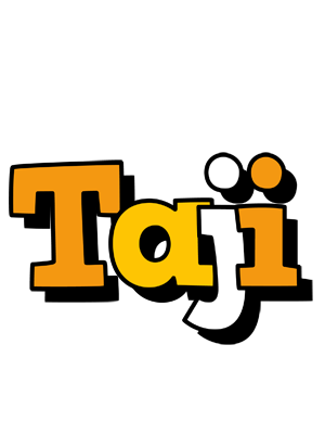 Taji cartoon logo