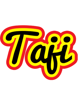Taji flaming logo