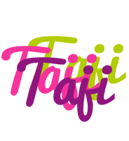 Taji flowers logo