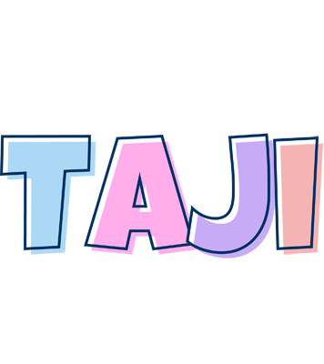 Taji pastel logo