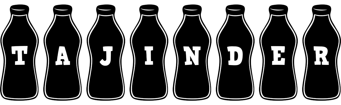 Tajinder bottle logo