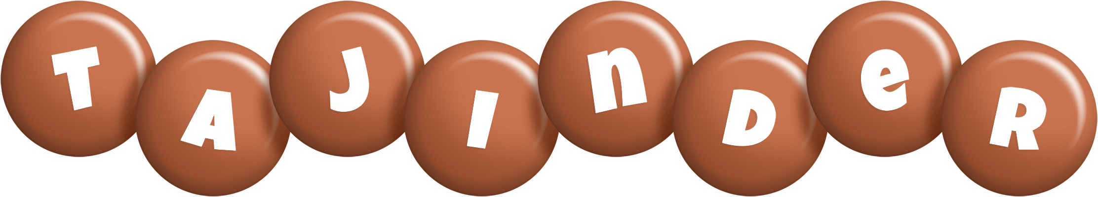 Tajinder candy-brown logo
