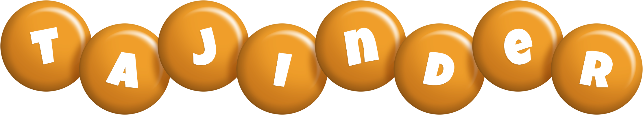 Tajinder candy-orange logo