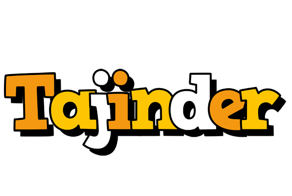 Tajinder cartoon logo