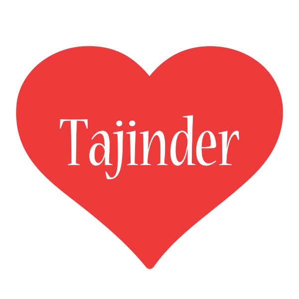 Tajinder love logo