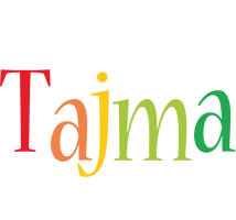 Tajma birthday logo