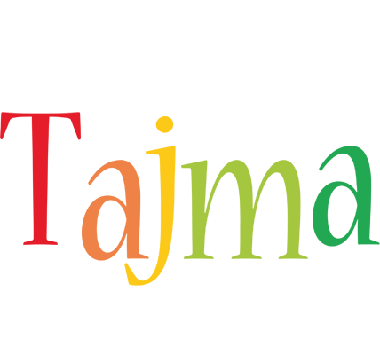 Tajma birthday logo