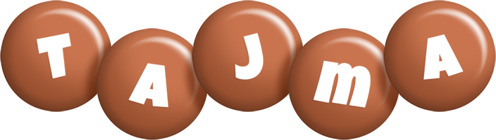 Tajma candy-brown logo
