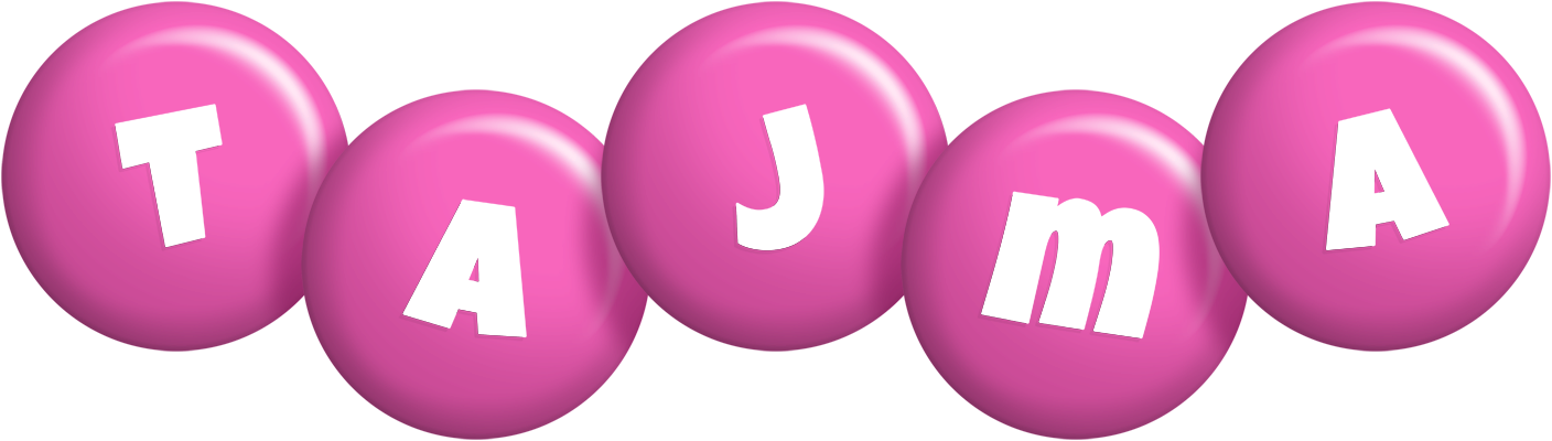Tajma candy-pink logo