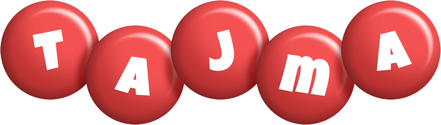 Tajma candy-red logo