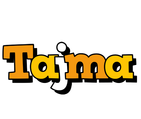 Tajma cartoon logo