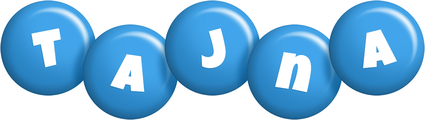 Tajna candy-blue logo