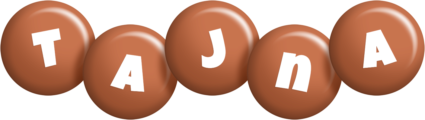 Tajna candy-brown logo