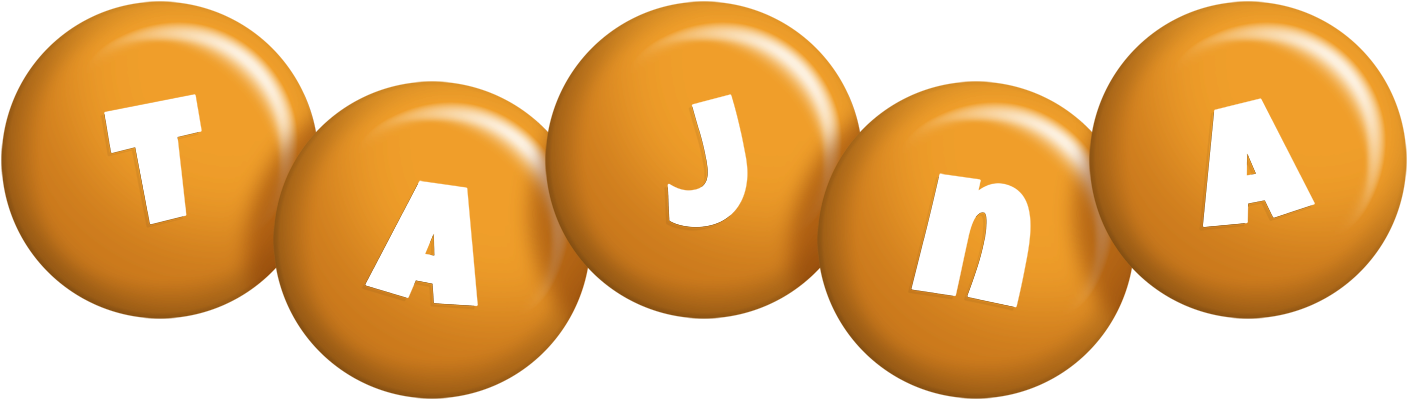 Tajna candy-orange logo