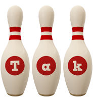 Tak bowling-pin logo