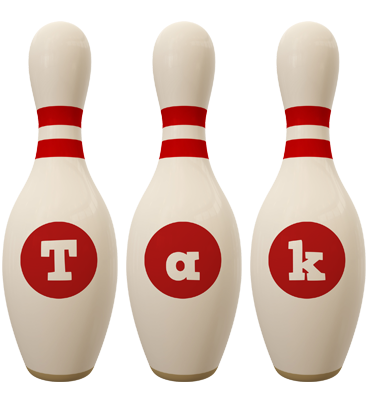 Tak bowling-pin logo