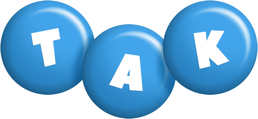 Tak candy-blue logo