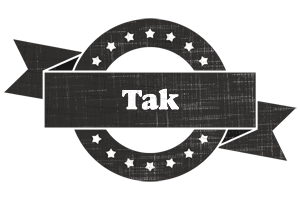 Tak grunge logo