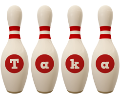 Taka bowling-pin logo