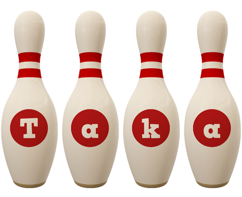 Taka bowling-pin logo