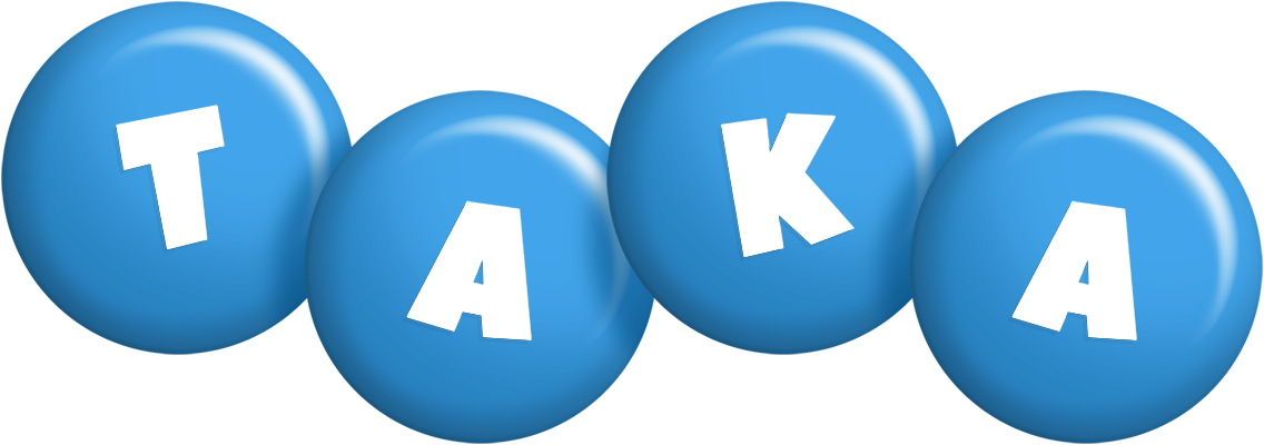 Taka candy-blue logo