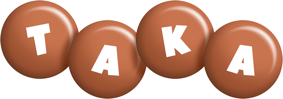 Taka candy-brown logo