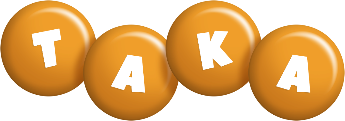 Taka candy-orange logo