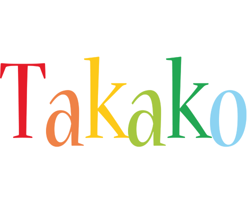 Takako birthday logo