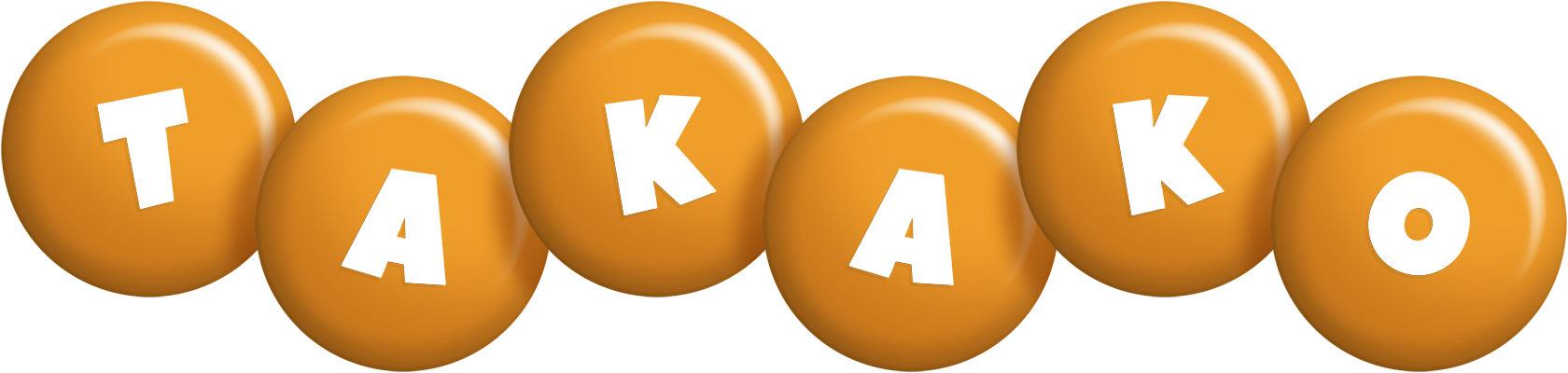 Takako candy-orange logo