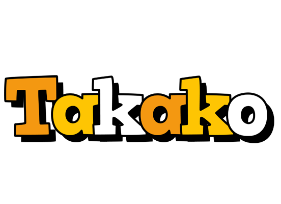 Takako cartoon logo