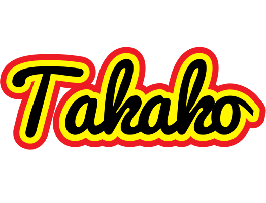 Takako flaming logo