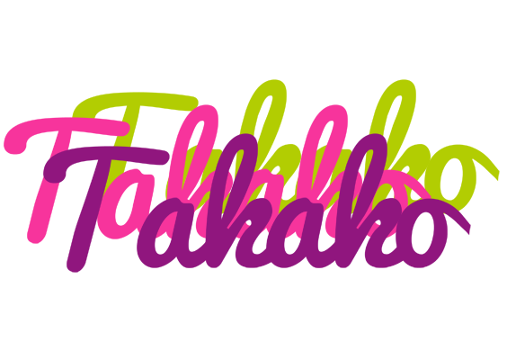 Takako flowers logo