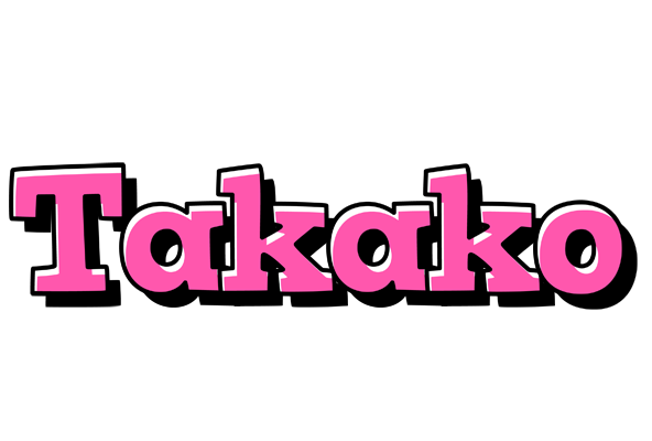 Takako girlish logo