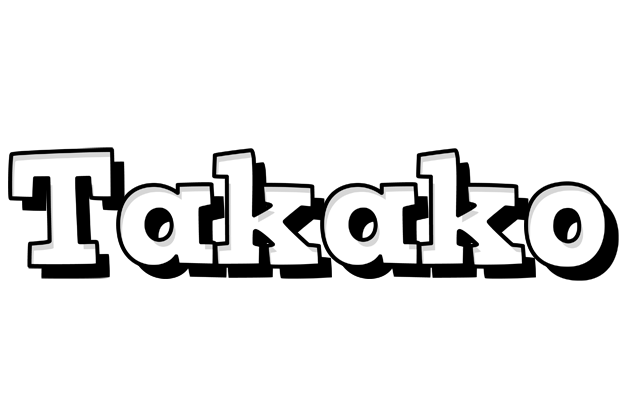Takako snowing logo