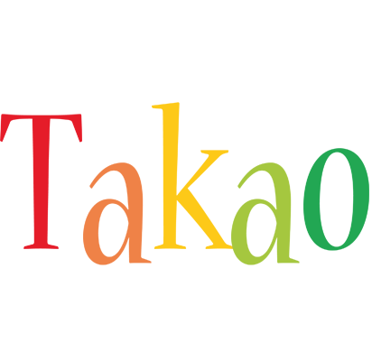 Takao birthday logo