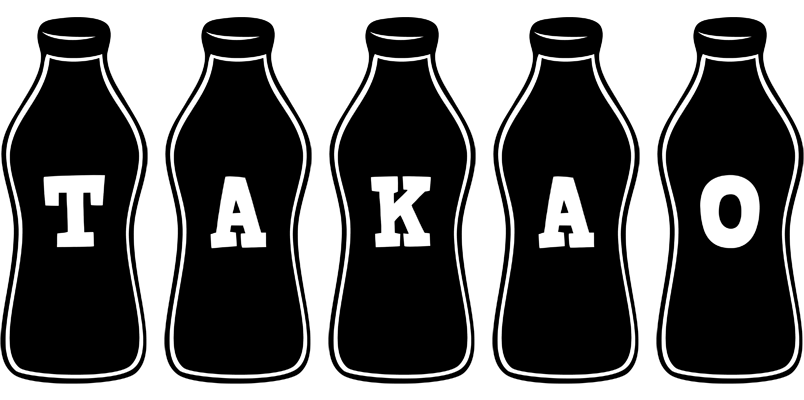 Takao bottle logo