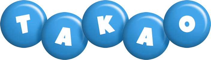Takao candy-blue logo