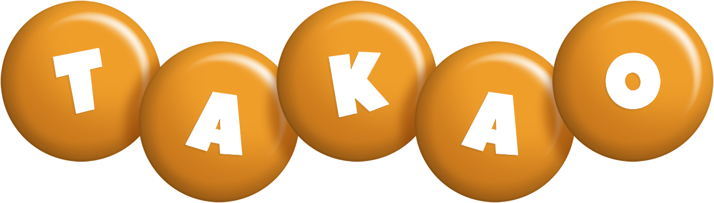 Takao candy-orange logo