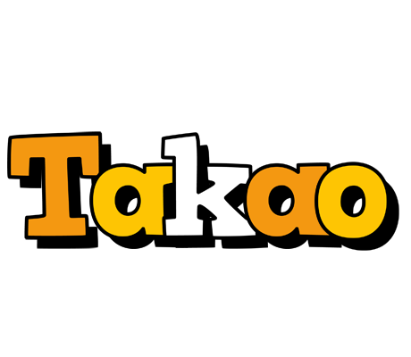 Takao cartoon logo