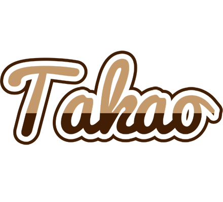 Takao exclusive logo