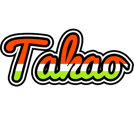 Takao exotic logo