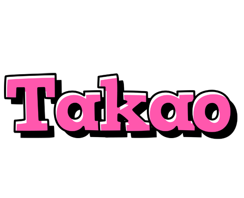 Takao girlish logo